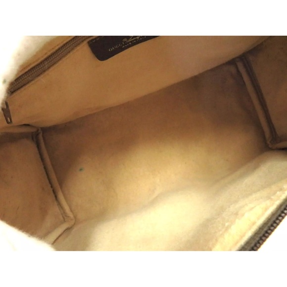 GUCCI GG SUPREME CANVAS BOSTON BAG SATCHEL BAG - Picture 10 of 12